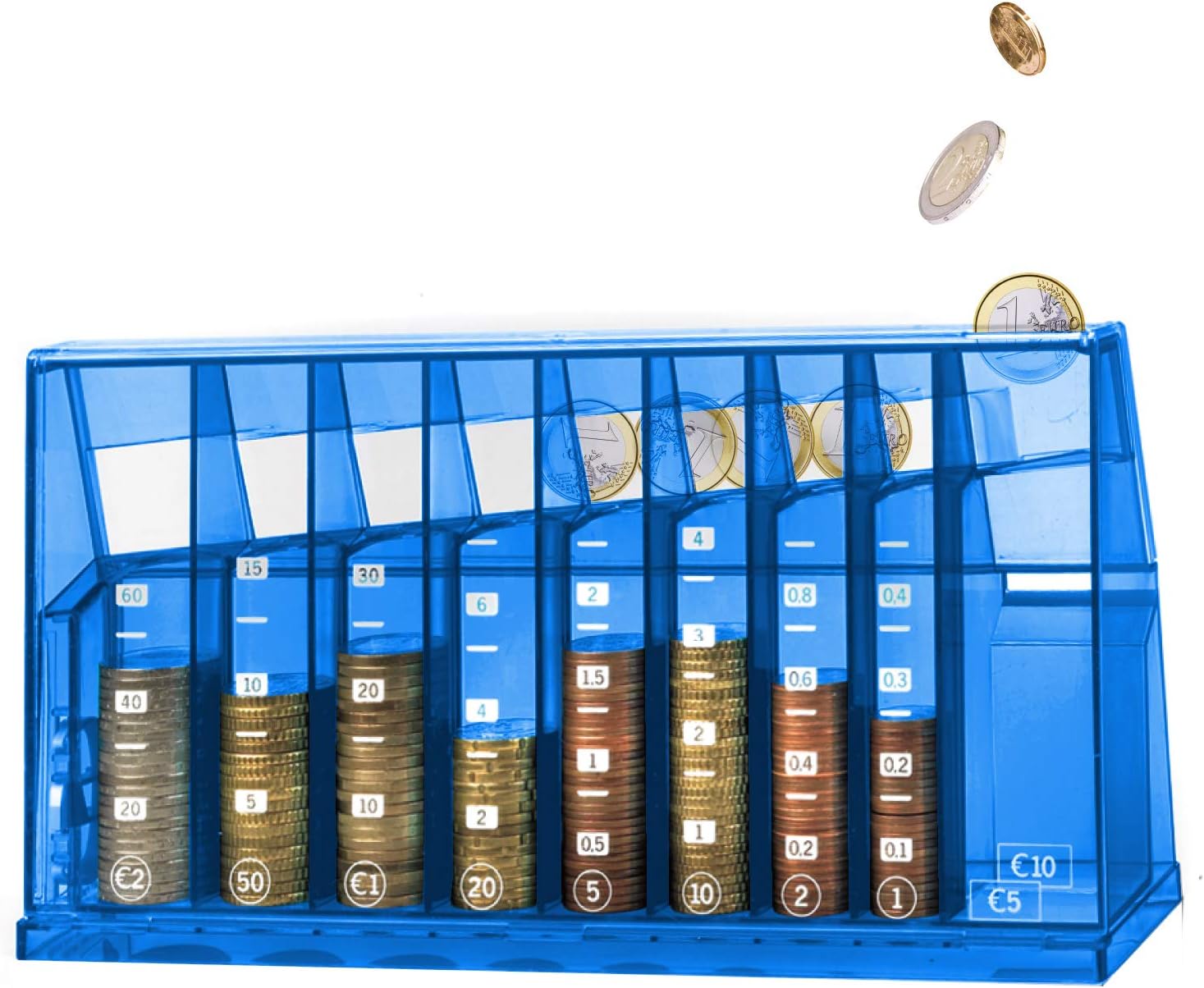 ECB Münzsortierer Euro Spardose